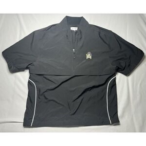 Cutter & Buck Black ECU Pirates Men's Half-Zip Anorak Jacket